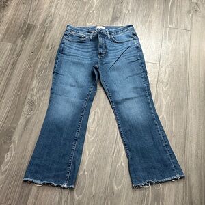 Madewell Mid Rise Kick Out Jeans - size 30